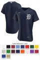 Detroit Tigers Custom Letter and Number Kits for Alternate Jersey Material Twill