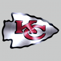 Kansas City Chiefs Stainless steel logo decal sticker
