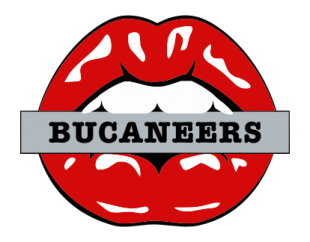 Tampa Bay Buccaneers Lips Logo Sticker Heat Transfer