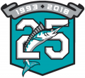Miami Marlins 2018 Anniversary Logo decal sticker