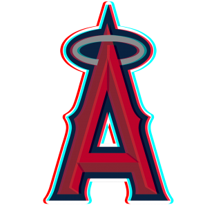Phantom Los Angeles Angels of Anaheim logo decal sticker