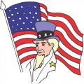 American Logo 16 Sticker Heat Transfer