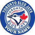 Toronto Blue Jays Customized Logo Sticker Heat Transfer