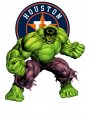 Houston Astros Hulk Logo Sticker Heat Transfer