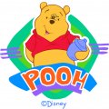Disney Pooh Logo 03 Sticker Heat Transfer
