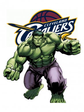 Cleveland Cavaliers Hulk Logo decal sticker