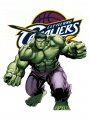 Cleveland Cavaliers Hulk Logo Sticker Heat Transfer