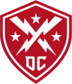 DC Defenders 2020-Pres Primary Logo Sticker Heat Transfer