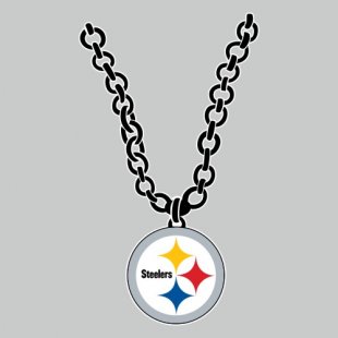 Pittsburgh Steelers Necklace logo Sticker Heat Transfer