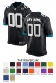 Jacksonville Jaguars Custom Letter and Number Kits For Black Jersey Material Twill