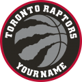 Toronto Raptors Customized Logo Sticker Heat Transfer
