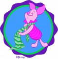 Disney Piglet Logo 09 decal sticker