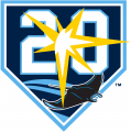 Tampa Bay Rays 2018 Anniversary Logo decal sticker