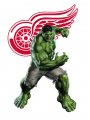 Detroit Red Wings Hulk Logo Sticker Heat Transfer