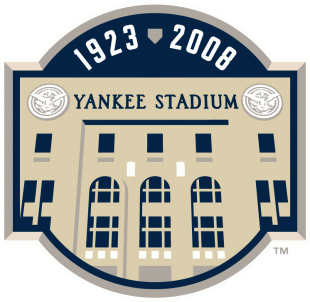 New York Yankees 2008 Stadium Logo Sticker Heat Transfer