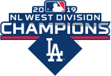Los Angeles Dodgers 2019 Champion Logo decal sticker