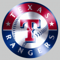 Texas Rangers Stainless steel logo decal sticker