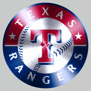 Texas Rangers Stainless steel logo Sticker Heat Transfer