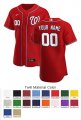 Washington Nationals Custom Letter and Number Kits for Alternate Jersey 02 Twill Material