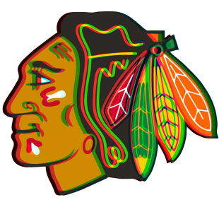 Phantom Chicago Blackhawks logo decal sticker