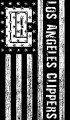 Los Angeles Clippers Black And White American Flag logo Sticker Heat Transfer