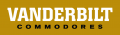 Vanderbilt Commodores 2008-Pres Wordmark Logo decal sticker