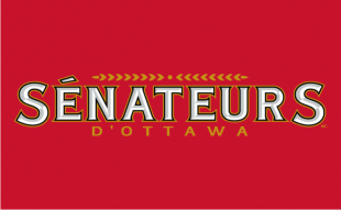 Ottawa Senators 2007 08-Pres Wordmark Logo 06 decal sticker