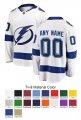 Tampa Bay Lightning Custom Letter and Number Kits for Away Jersey Material Twill