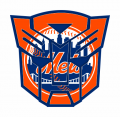 Autobots New York Mets logo decal sticker