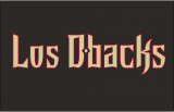 Arizona Diamondbacks 2009-2015 Special Event Uniform Sticker Heat Transfer