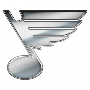 St. Louis Blues Silver Logo Sticker Heat Transfer