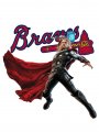 Atlanta Braves Thor Logo decal sticker