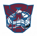 Autobots Colorado Avalanche logo Sticker Heat Transfer