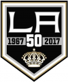 Los Angeles Kings 2016 17 Anniversary Logo decal sticker