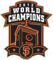 San Francisco Giants 2012 Champion Logo Sticker Heat Transfer