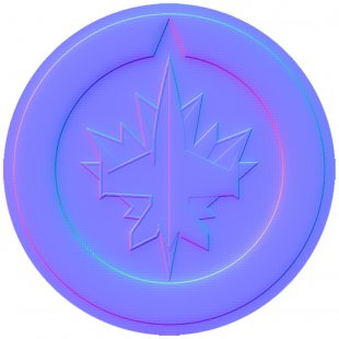 Winnipeg Jets Colorful Embossed Logo decal sticker
