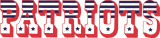 New England Patriots 1971-1992 Wordmark Logo decal sticker