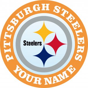 Pittsburgh Steelers Customized Logo Sticker Heat Transfer