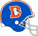 Denver Broncos 1975-1996 Helmet Logo Sticker Heat Transfer
