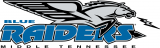 Middle Tennessee Blue Raiders 1998-2006 Primary Logo Sticker Heat Transfer