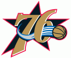 Philadelphia 76ers 1997-2008 Alternate Logo Sticker Heat Transfer