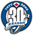 Toronto Blue Jays 2006 Anniversary Logo Sticker Heat Transfer