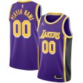 Los Angeles Lakers Custom Letter and Number Kits for Statement Jersey Material Vinyl