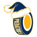 Nashville Predators Hockey ball Christmas hat logo decal sticker
