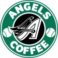 Los Angeles Angels Of Anaheim Starbucks Coffee Logo Sticker Heat Transfer