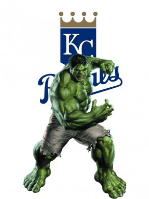 Kansas City Royals Hulk Logo Sticker Heat Transfer