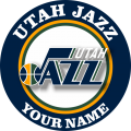 Utah Jazz Customized Logo Sticker Heat Transfer