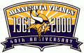 Minnesota Vikings 2000 Anniversary Logo Sticker Heat Transfer