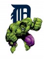 Detroit Tigers Hulk Logo decal sticker