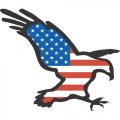 USA Logo 04 Sticker Heat Transfer